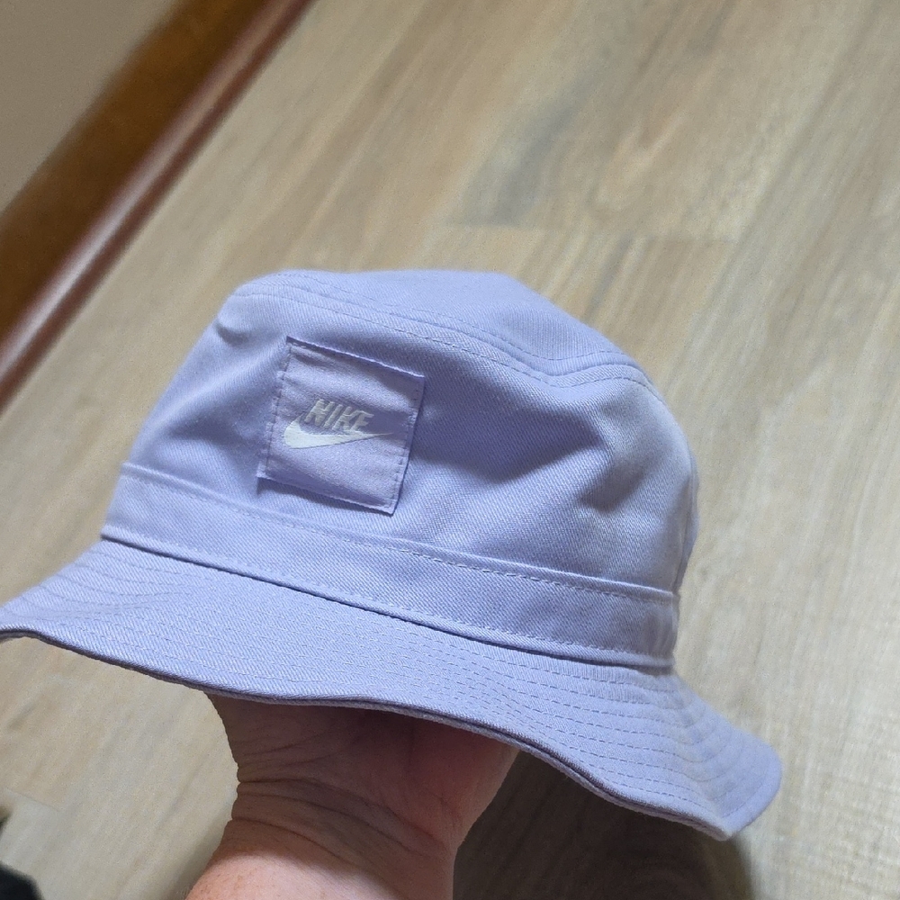 Nike Light Lavender Bucket Hat with Embroidered Logo